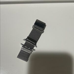 Silver Mesh Apple Watch Strap